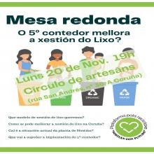 Se queres coñecer cal é a situación actual da planta de Nostián, que vai a supoñer o 5º contedor de lixo na cidade ou como se pode mellorar a xestión do lixo na Coruña tes que vir